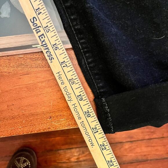 SHEIN Black Jeans Ripped Knees Capri 4XL Like NEW - Picture 15 of 16